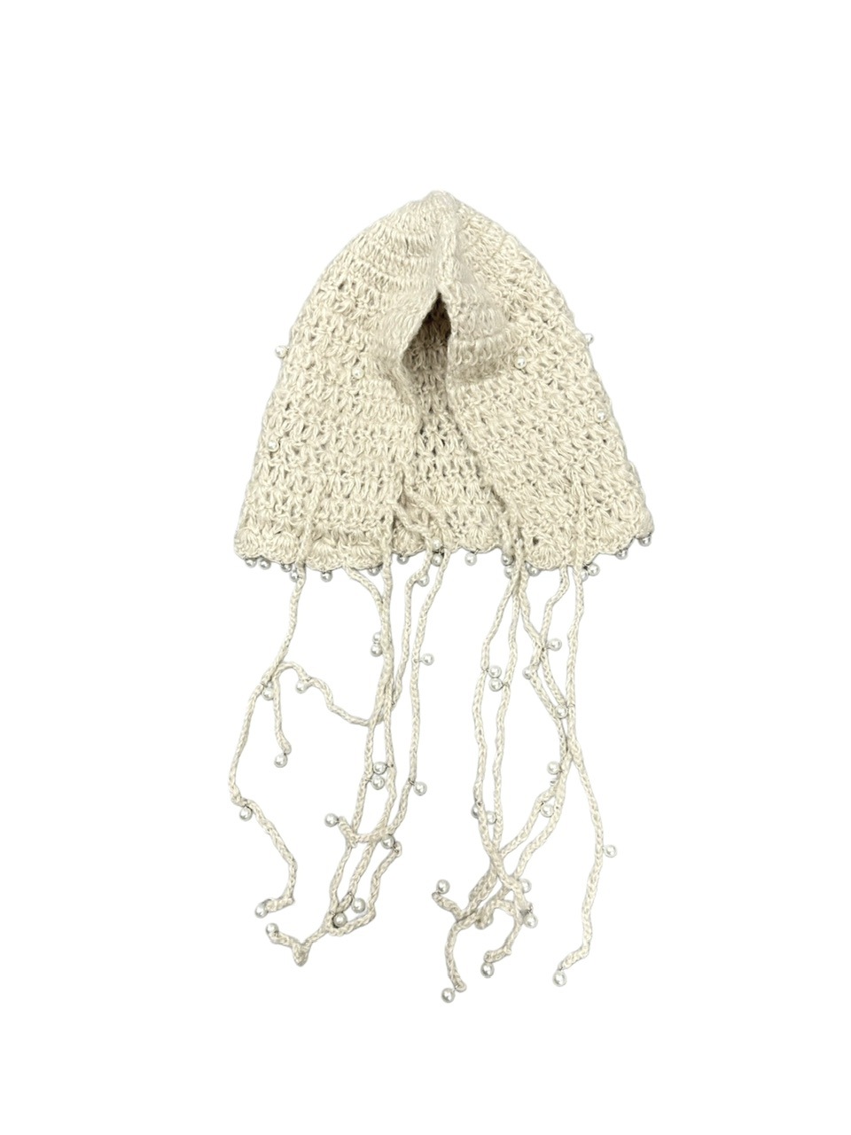 受注制【Never mind the XU】pearl babushka (2color)