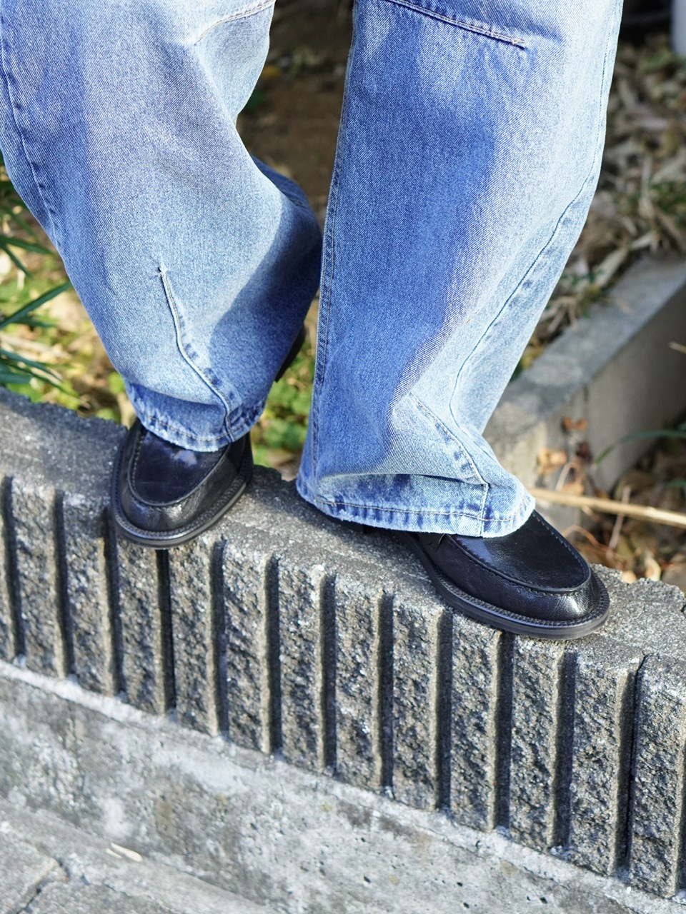 Chikashitsu + basic leather loafer ローファー 東京店WEB限定【Chikashitsu +】basic leather loafer (2color