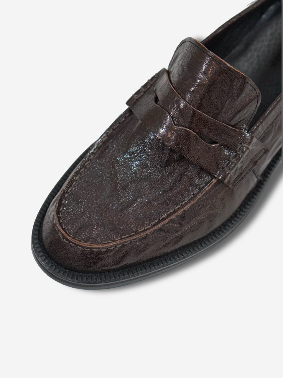 東京店WEB限定【Chikashitsu +】basic leather loafer (2color