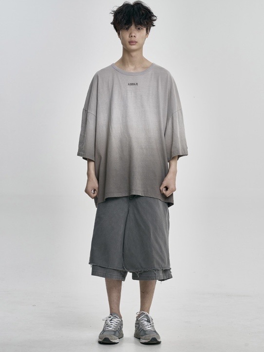 【AJO AJOBYAJO】23SS★ Layered Nylon Shorts Layered Nylon Shorts [GREEN] - AJOBYAJO