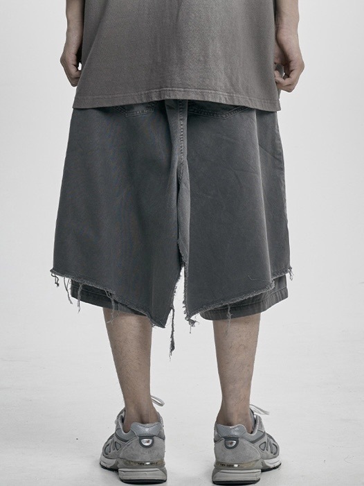 AJOBYAJO】Washed Layered Skirt Shorts | OUR BRAND,AJOBYAJO