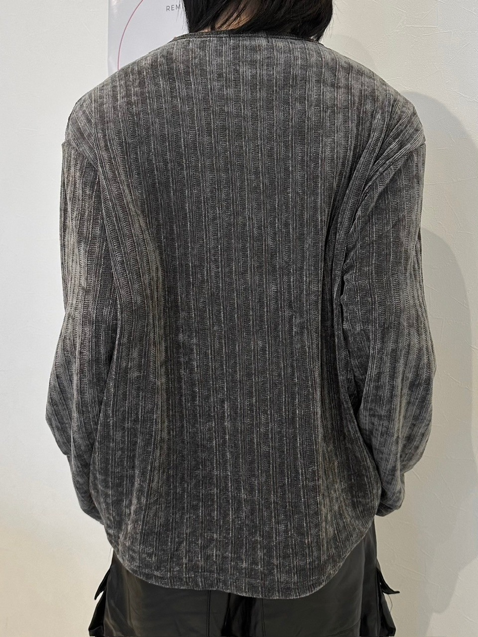 【LUV CODE】henry neck velours top (3color)