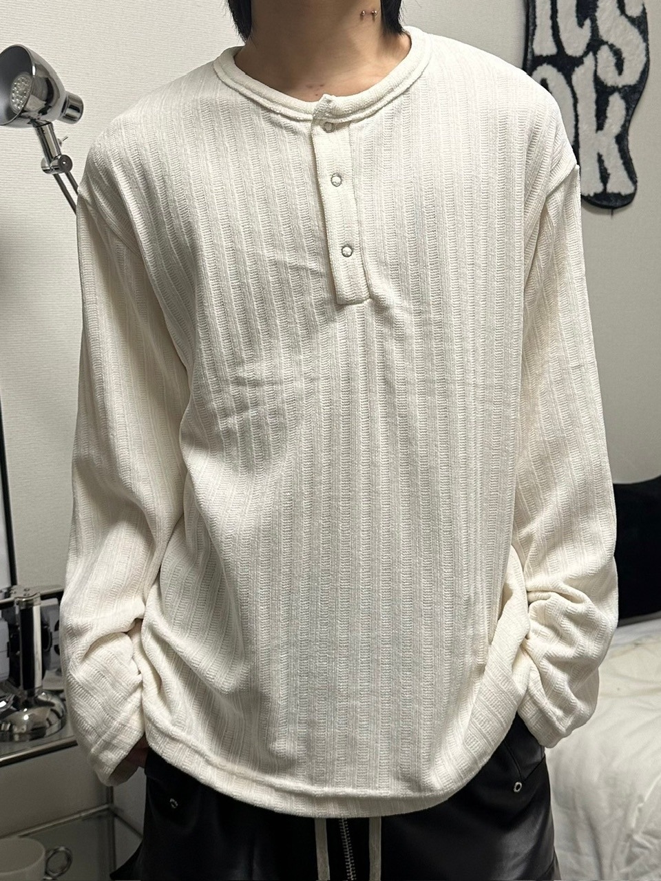 トップス V.HENRY NECK VALLAD L Vallad V.HENRY NECK L/S サーマル - メルカリ