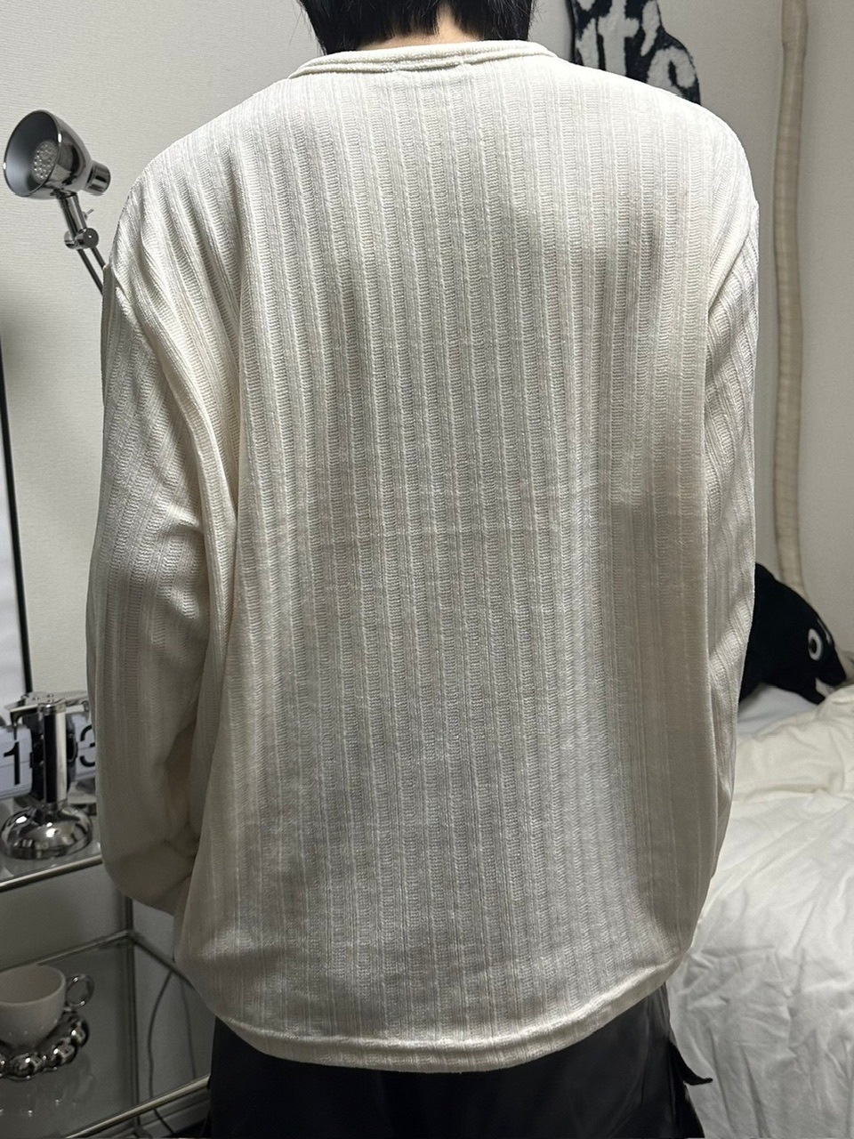 【LUV CODE】henry neck velours top (3color)