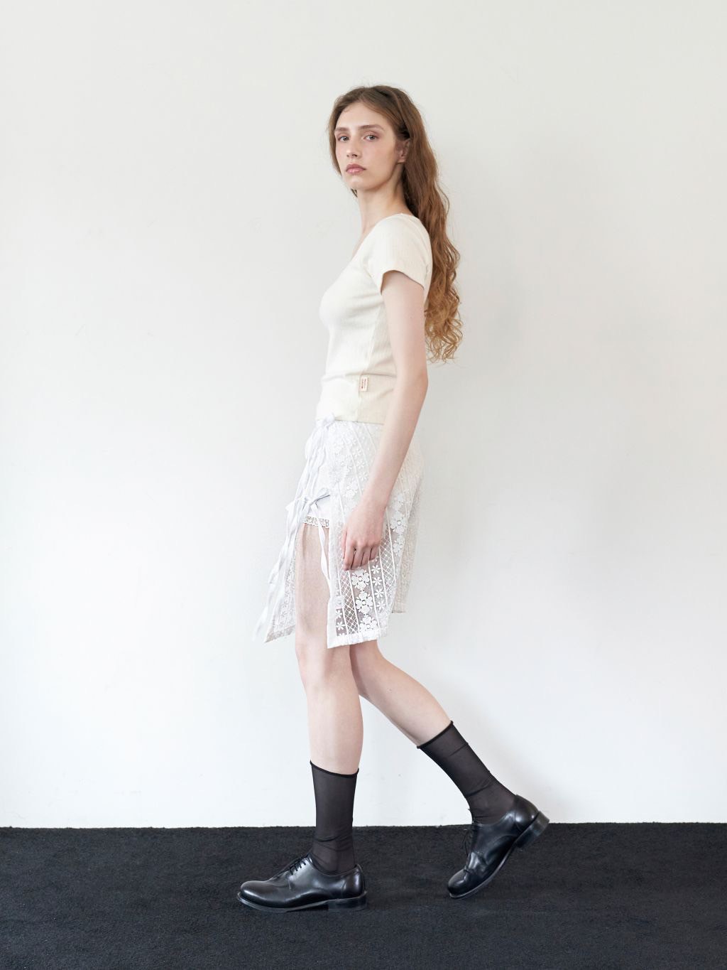 スカート Rockcake Layered Lace Skirt 4BKH125 Rockcake Layered Lace Skirt 4BKH125