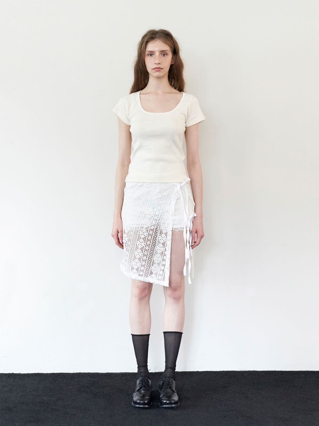 スカート Rockcake Layered Lace Skirt 4BKH125 Rockcake Layered Lace Skirt 4BKH125