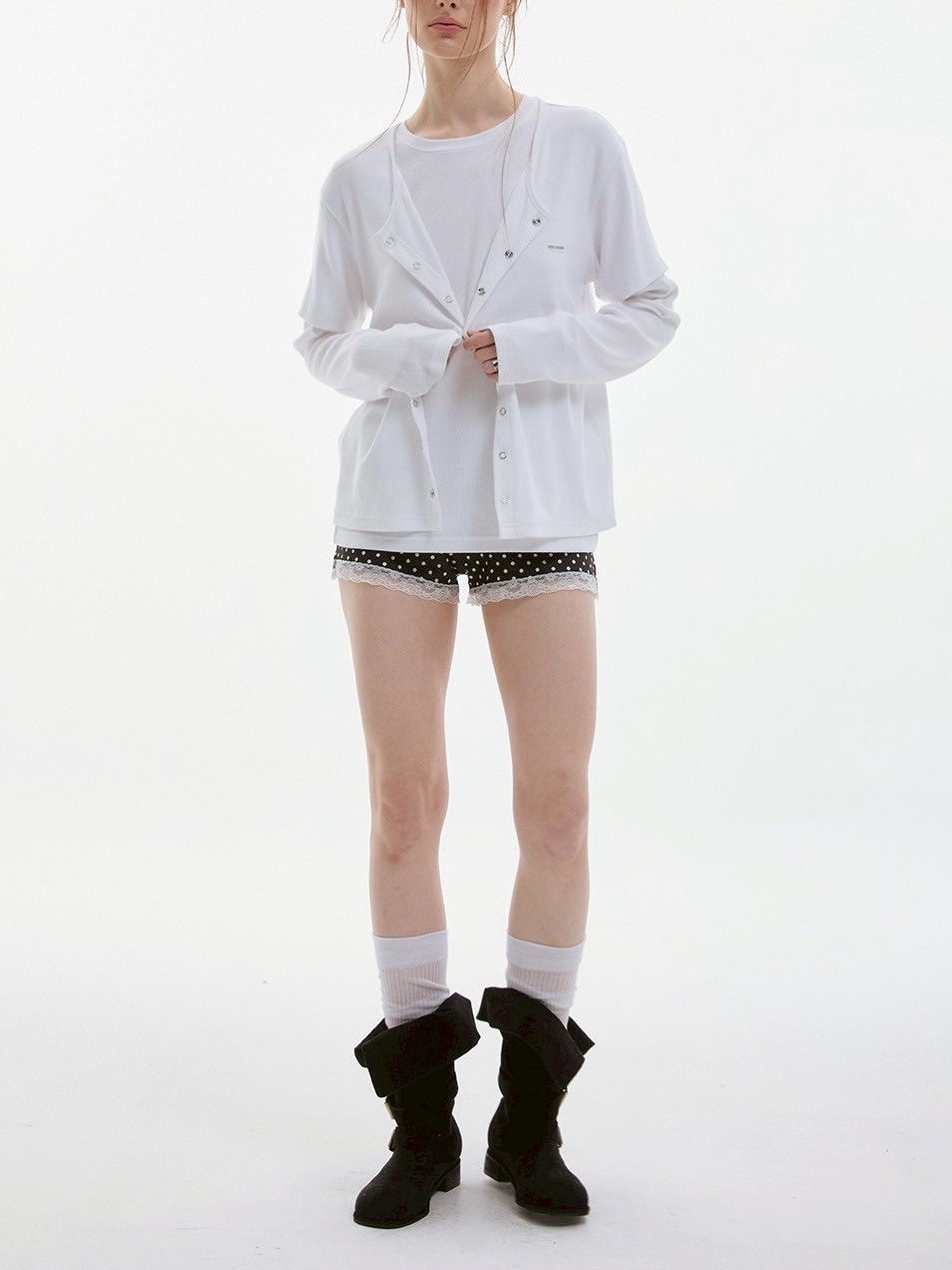 ESC STUDIO】soft double t-shirt/ 【イーエスシーステュディオ ESC STUDIO】soft double t-shirt/ 【イーエスシーステュディオ