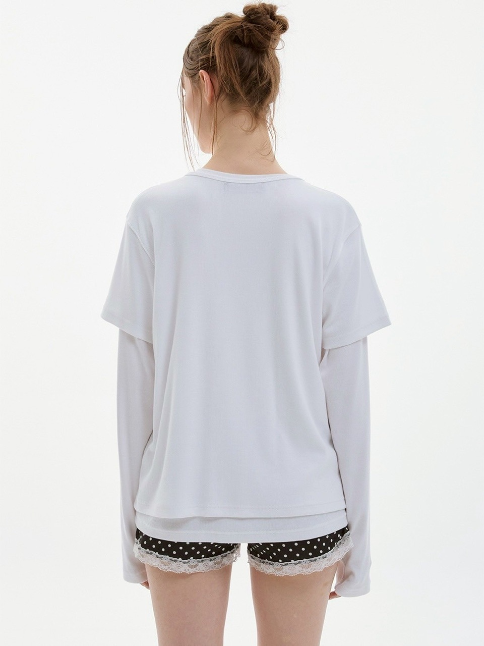 【ESC STUDIO】soft double t-shirt/ 【イーエスシーステュディオ】ソフトダブル長袖Tシャツ