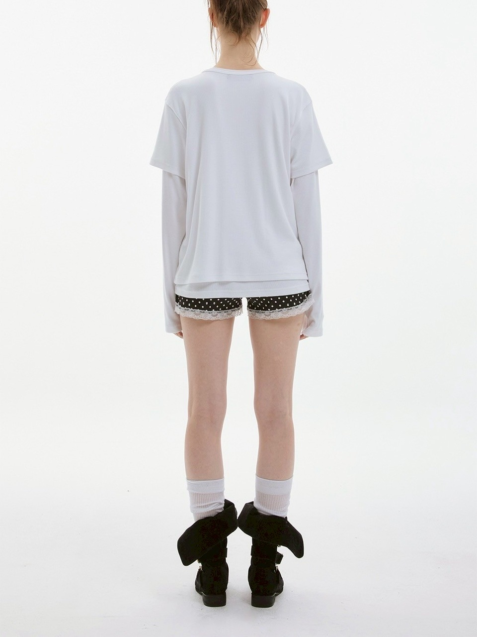 【ESC STUDIO】soft double t-shirt/ 【イーエスシーステュディオ】ソフトダブル長袖Tシャツ