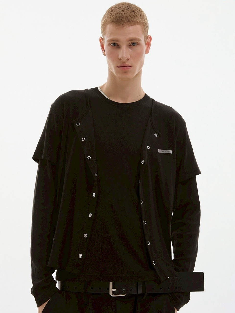 【ESC STUDIO】soft double t-shirt/ 【イーエスシーステュディオ】ソフトダブル長袖Tシャツ