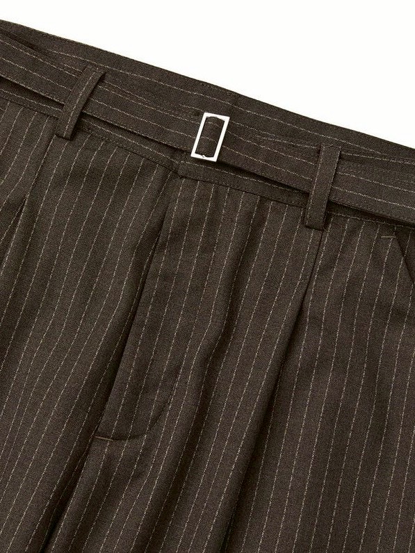 【DNSR】Cinched Stripe Slacks