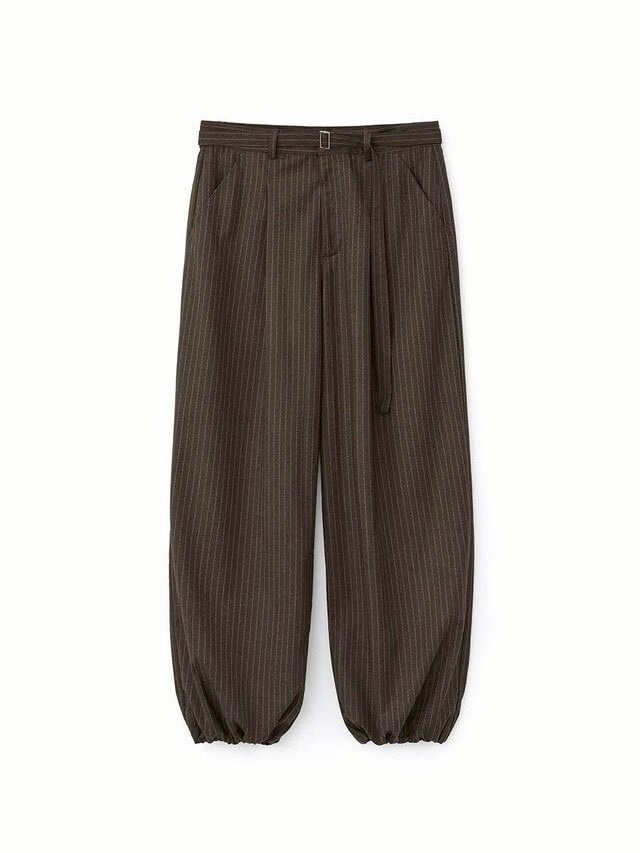 【DNSR】Cinched Stripe Slacks