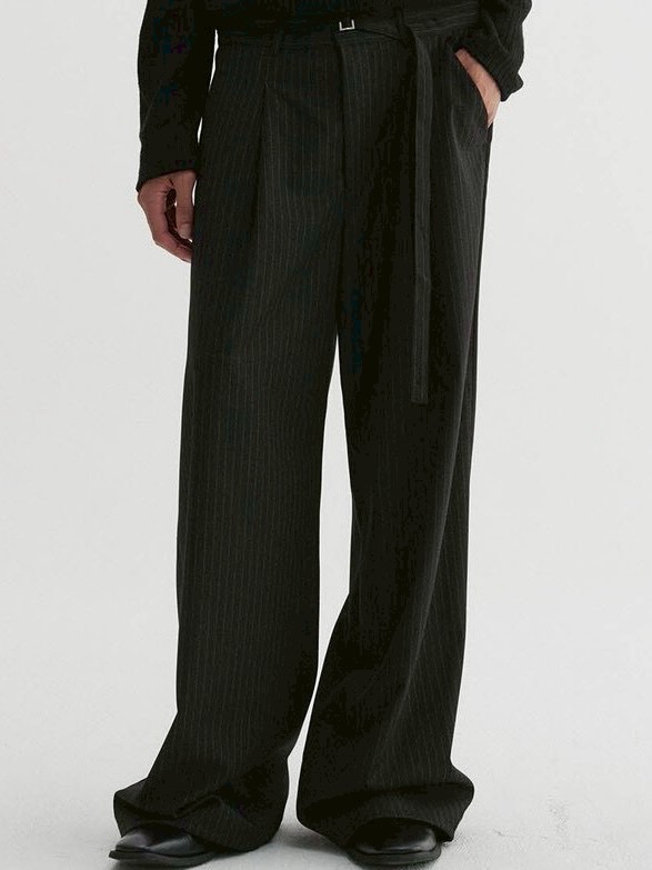 【DNSR】Cinched Stripe Slacks