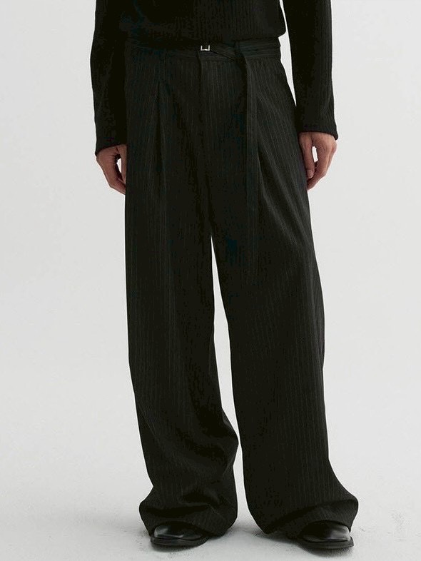 【DNSR】Cinched Stripe Slacks