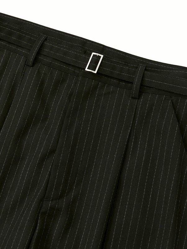 【DNSR】Cinched Stripe Slacks