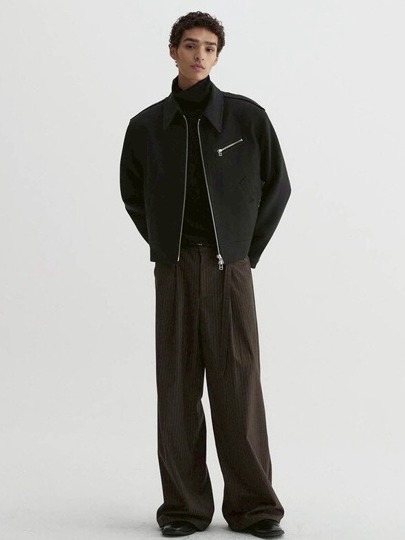 【DNSR】Cinched Stripe Slacks