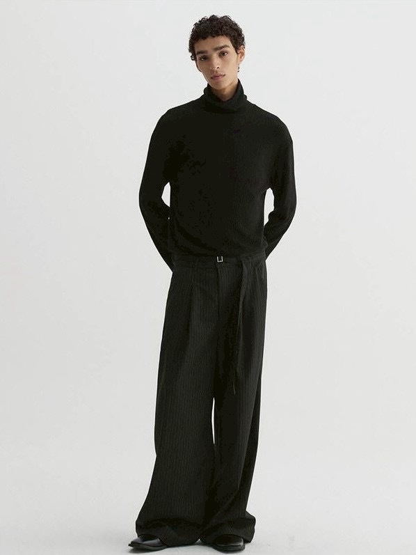 【DNSR】Cinched Stripe Slacks