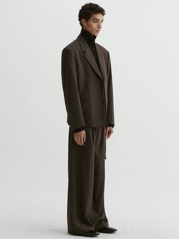 【DNSR】Cinched Stripe Slacks