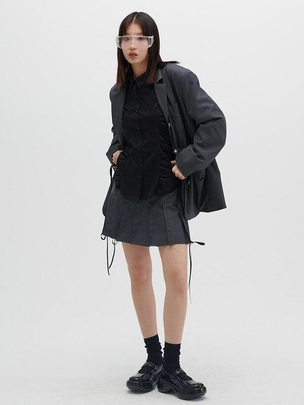 日本全国送料無料商品 特集 runningHIGH】2WAY BOLERO SHIRT | OUR BRAND,runningHigh シャツ+ブラウス(長袖+七分)