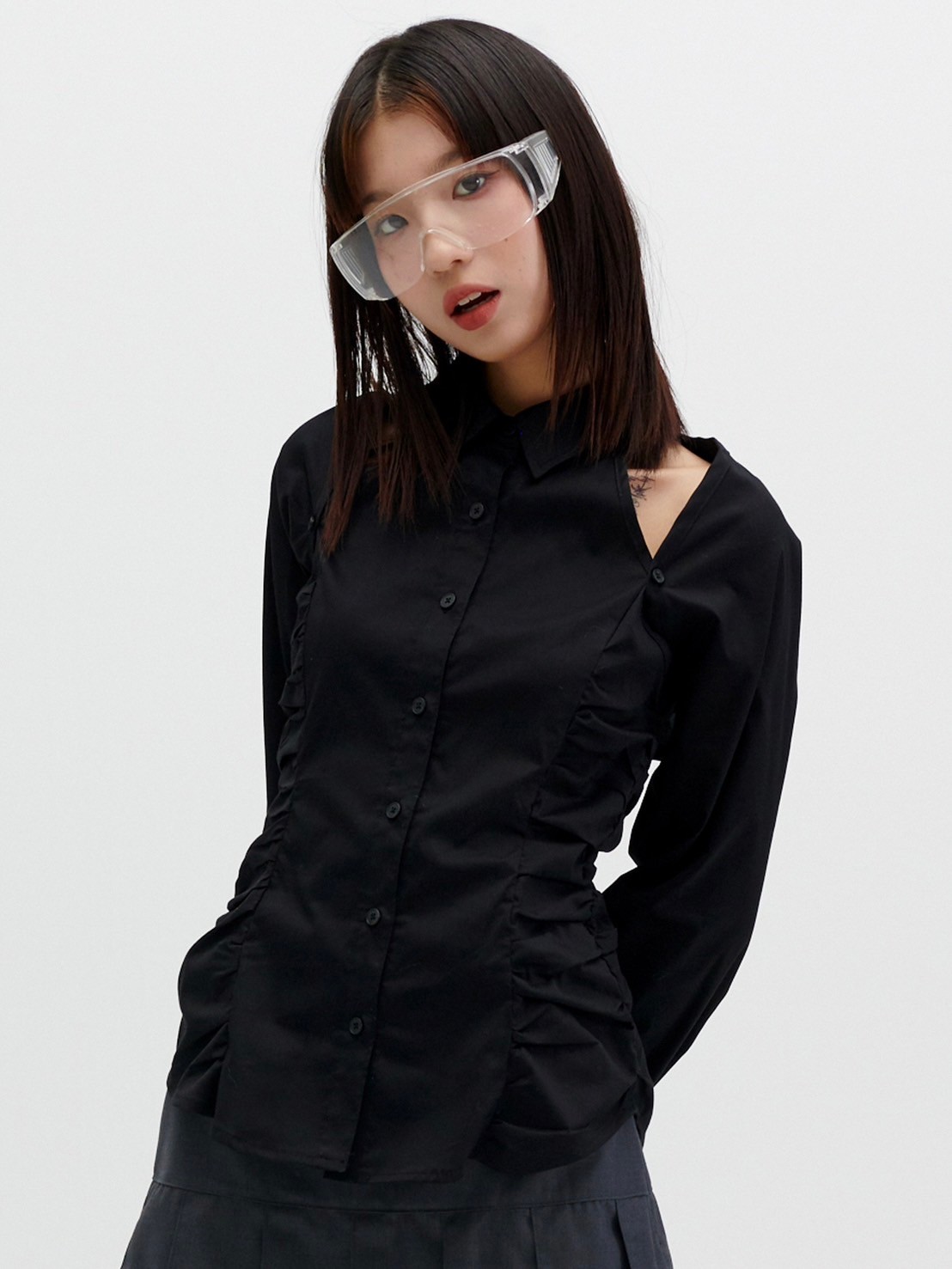 runningHIGH】2WAY BOLERO SHIRT | OUR BRAND,runningHigh