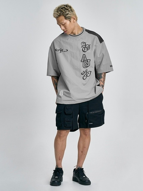 【AJO AJOBYAJO】24SS★ Total Logo Embroidered T-Shirt AJO AJOBYAJO】24SS☆ Total Logo Embroidered T-Shirt