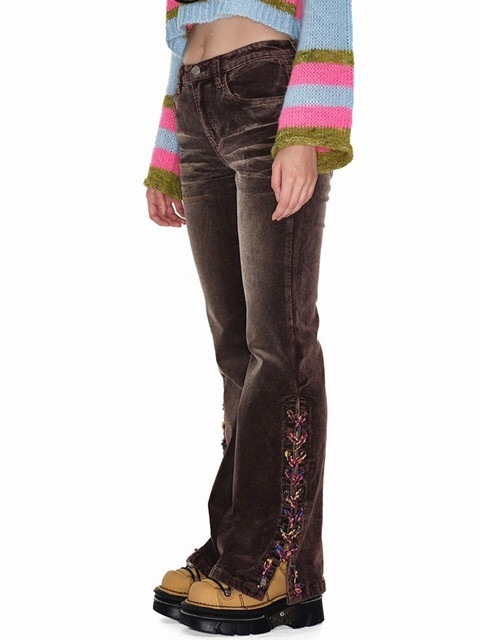 ☆送料・関税込☆YOUTHBATH★STRING KNIT PANTS★パンツ★ ☆韓国の人気☆【YOUTHBATH】☆STRING KNIT PANTS☆パン.ツ☆