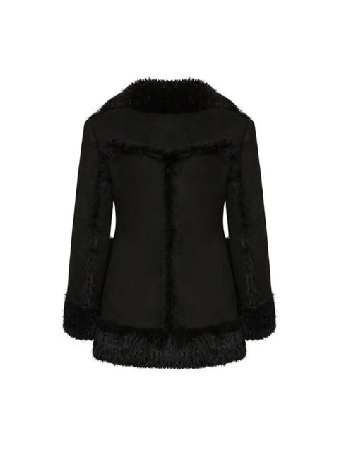 NOT KNOWING】HOURGLASS MOUTON FUR COAT / 【ノットノーイング