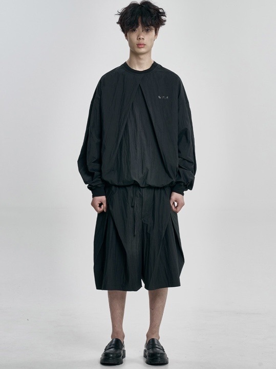 【AJO AJOBYAJO】25SS★ Tulip Nylon Wide Shorts AJOBYAJO】Tulip Nylon Wide Shorts | OUR BRAND,AJOBYAJO