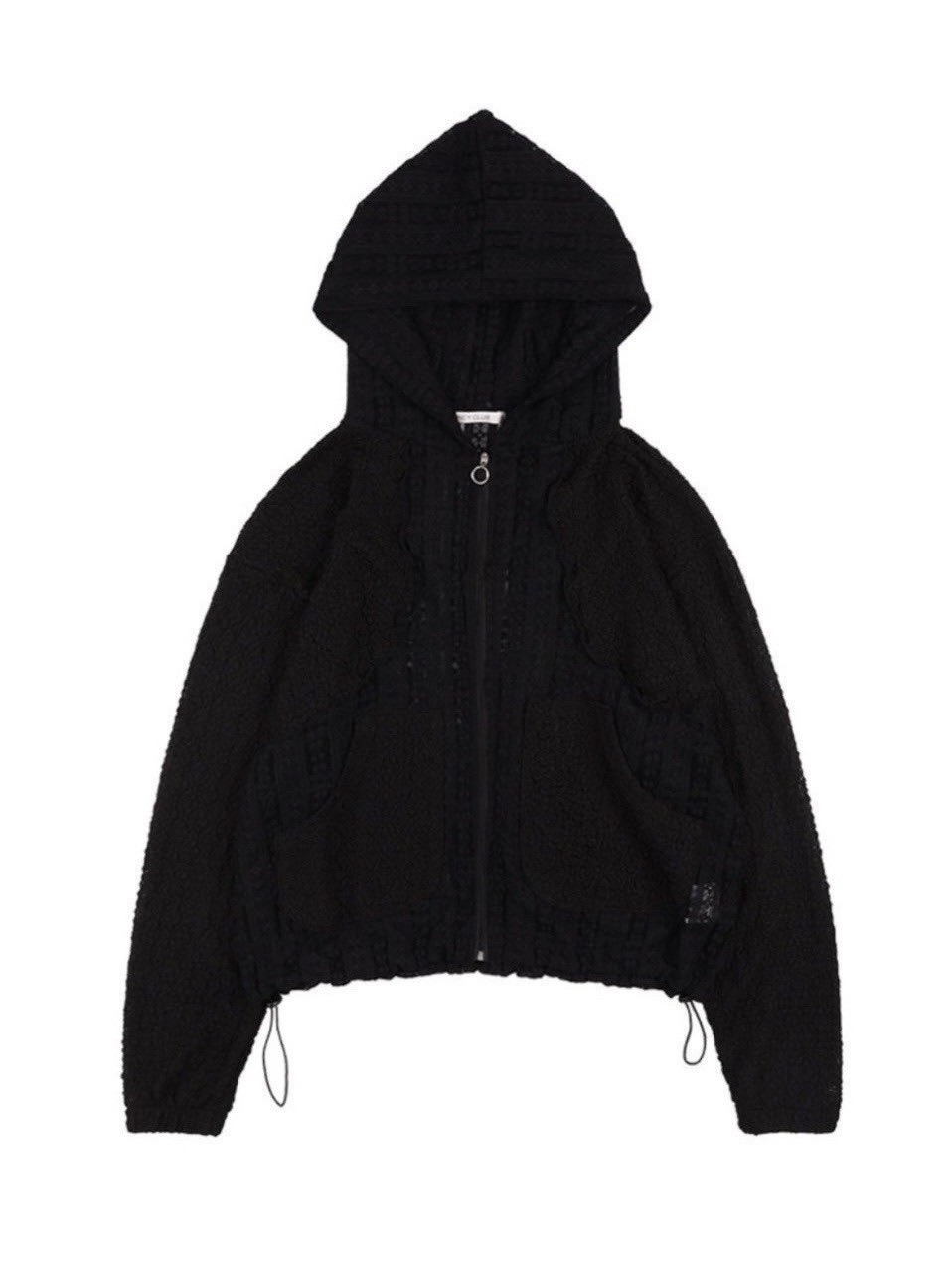 【FANCY CLUB】フランピー レース ライン フードジップアップ FANCY CLUB】PLUMPY LACE LINE HOOD ZIP-UP / 【ファンシー