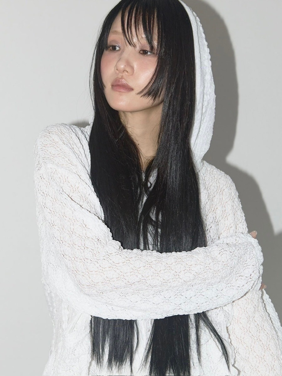 FANCY CLUB】PLUMPY LACE LINE HOOD ZIP-UP / 【ファンシークラブ