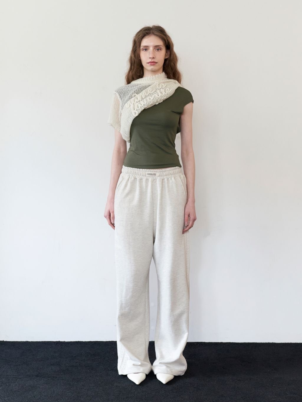 パンツ ROCKCAKE Stone Beads 2way Jogger Oatmeal RC24PT04210 ☆24-25FW新作☆ROCKCAKE☆Stone Beads 2way Jogger (ROCKCAKE