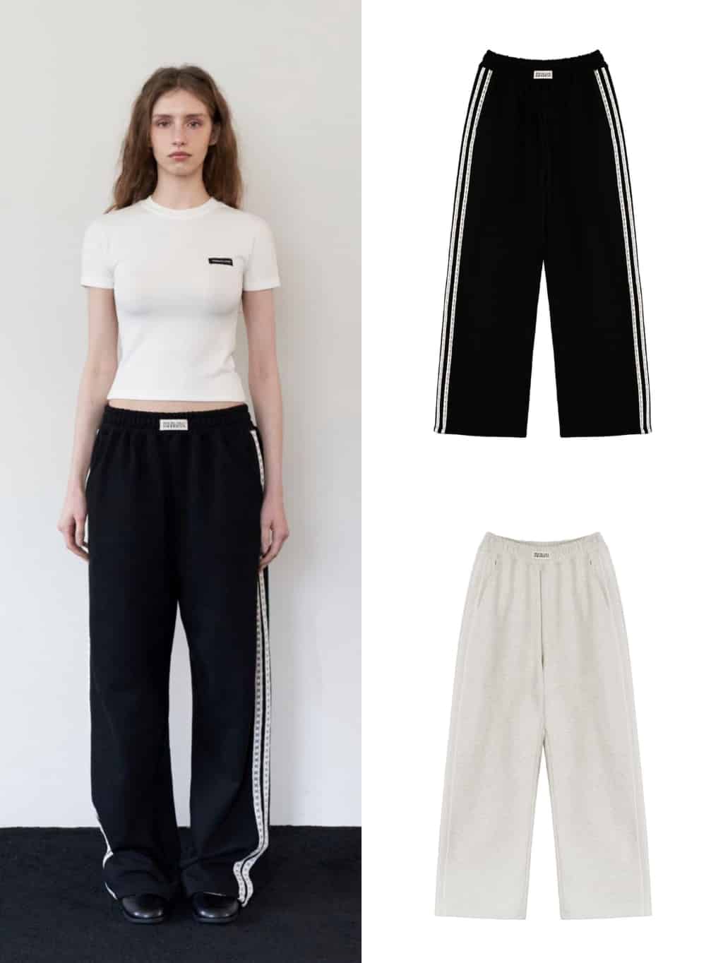 ROCK CAKE】Lace Line 2way Jogger | OUR BRAND,ROCK CAKE