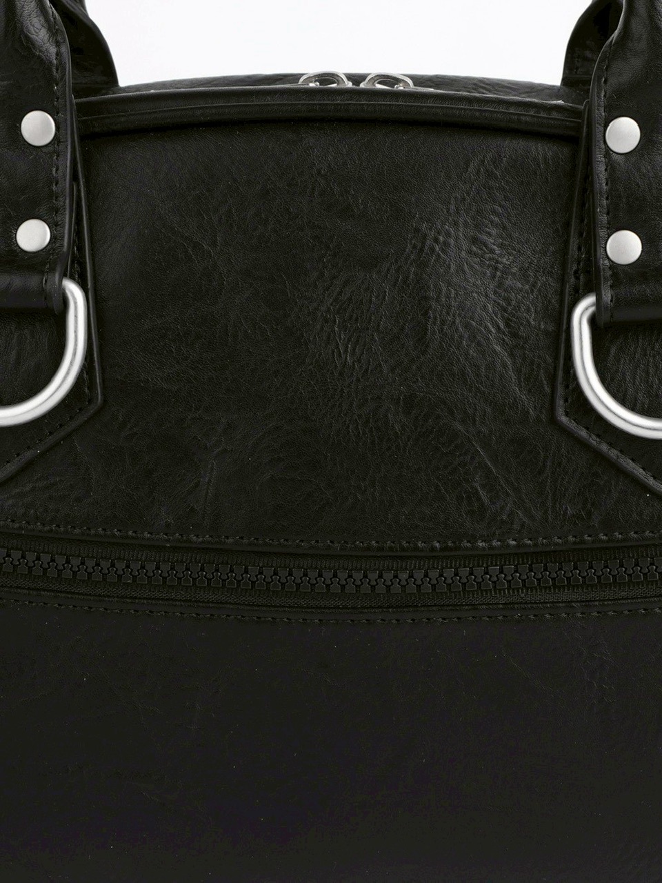 IUGAMAKARAS】Studded Leather Bowling Bag | OUR BRAND