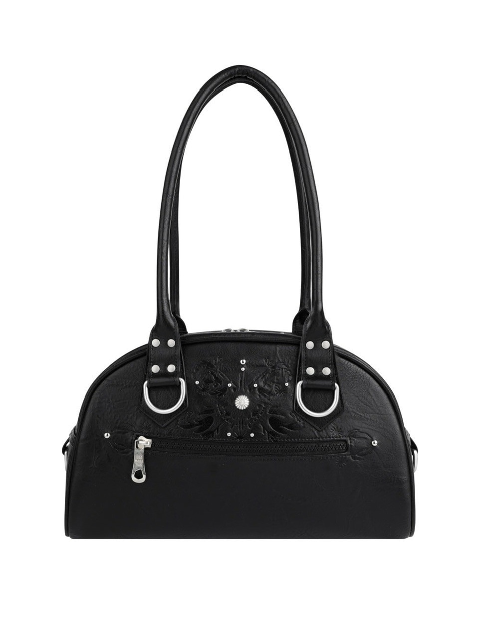 IUGAMAKARAS★韓国★大人気★Studded Leather Bowling Bag 2色 IUGAMAKARAS】Studded Leather Bowling Bag | OUR BRAND