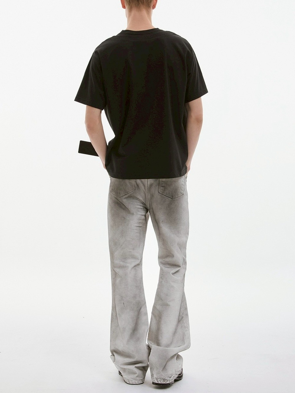 ESC STUDIO】double neck t-shirt / 【イーエスシーステュディオ