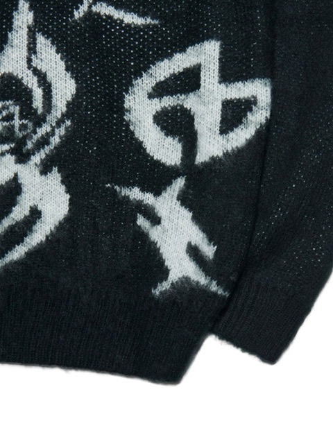 NOMANUAL】TRIBAL HAIRY CARDIGAN | OUR BRAND,NOMANUAL
