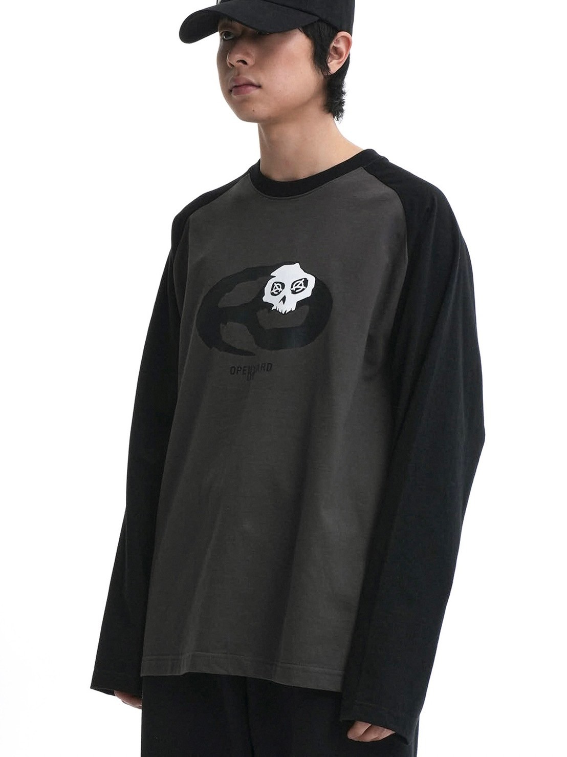 【OY】SKULL S.L RAGLAN LONG SLEEVE