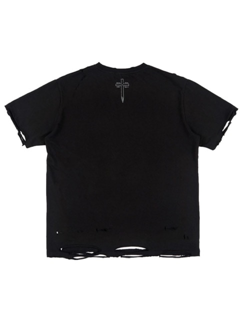 【SUNDAY OFF CLUB】Cartel Hand Distressed T-shirt