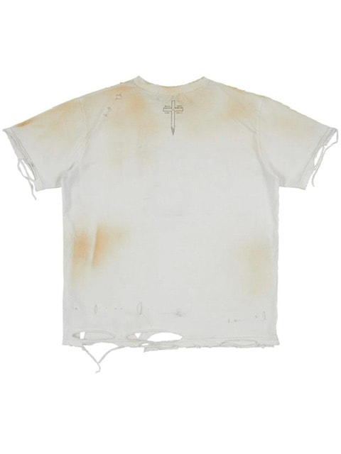 Tシャツ・カットソー [SUNDAY OFF CLUB] Cartel Hand Distressed T-shirt SUNDAY OFF CLUB】Cartel Hand Distressed T-shirt | OUR BRAND