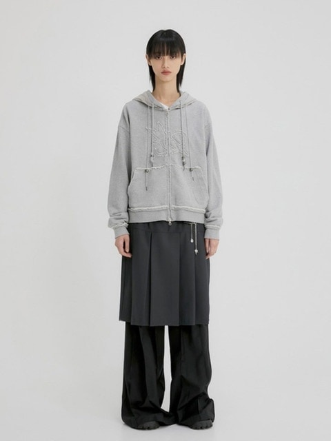 トップス FLAREUP Layered Zip Hoodie 10/28 再入荷【FLAREUP】Layered Zip Hoodie / 【フレアアップ