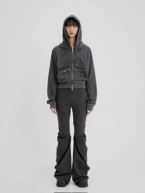 トップス FLAREUP Layered Zip Hoodie 10/28 再入荷【FLAREUP】Layered Zip Hoodie / 【フレアアップ