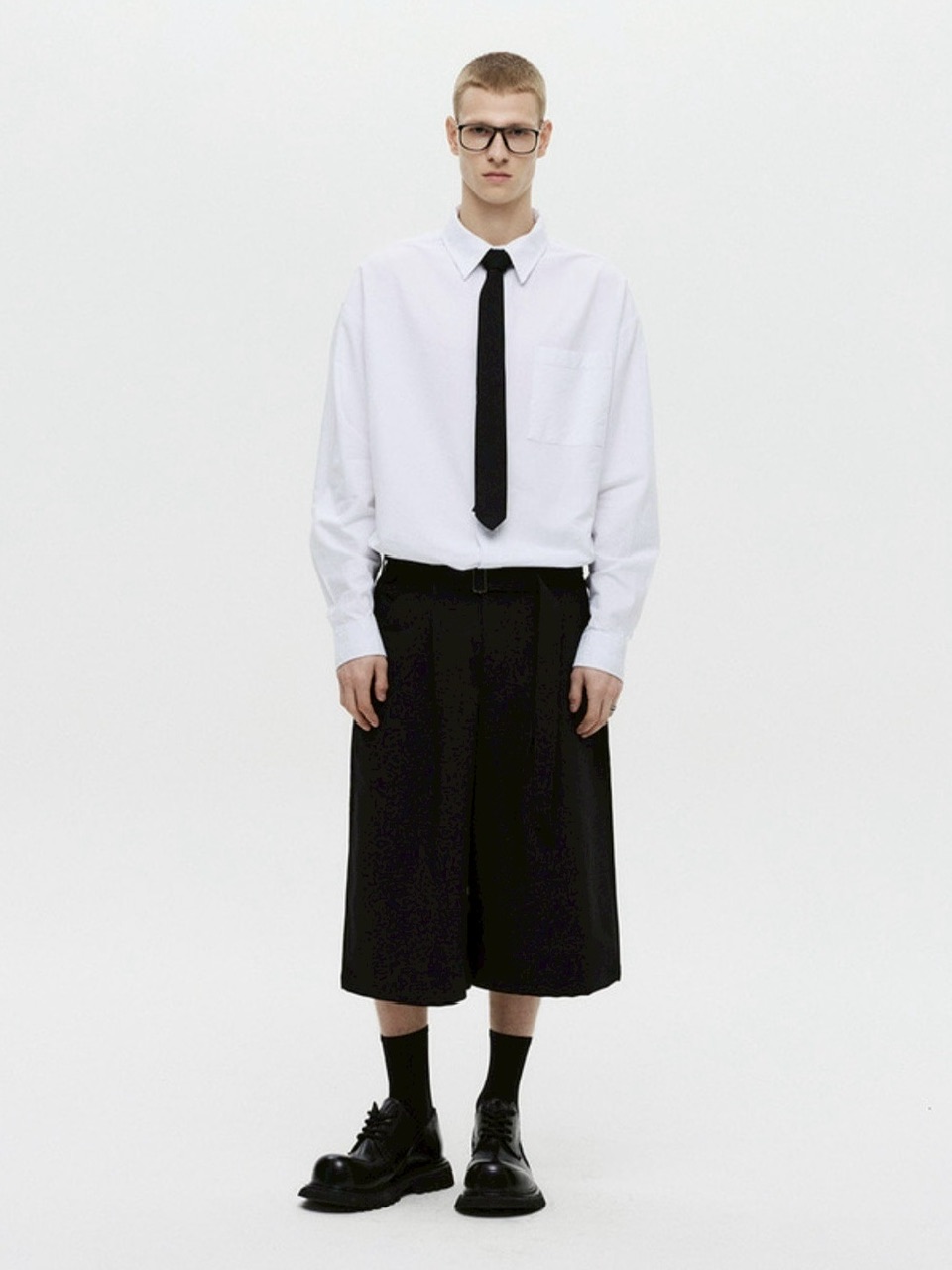 [DNSR] Belted Bermuda Slacks /追跡付 DNSR】Belted Bermuda Slacks | OUR BRAND,DNSR | PRESSING WEB SHOP