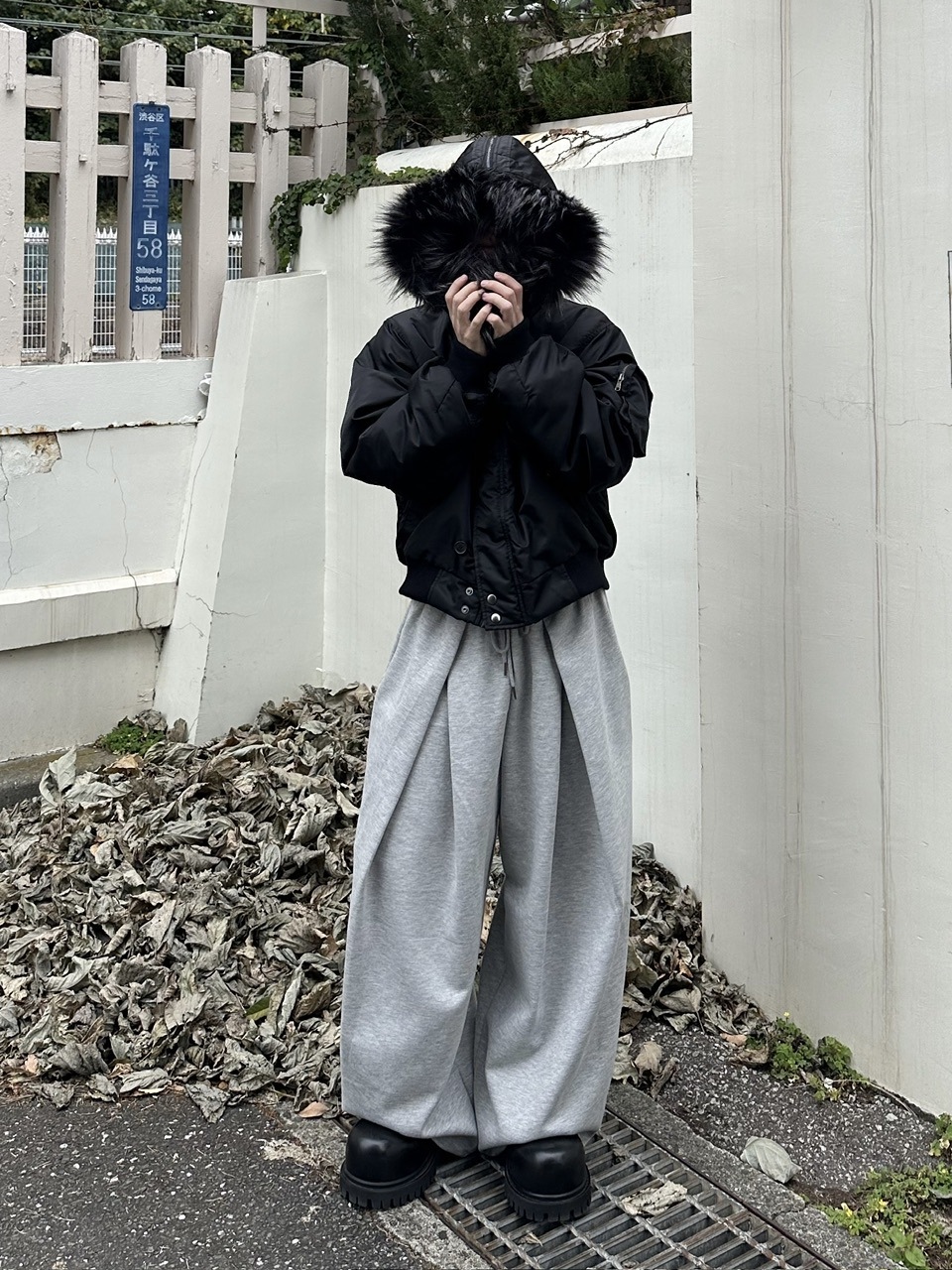大阪店WEB限定受注制【Chikashitsu +】double tuck balloon sweat