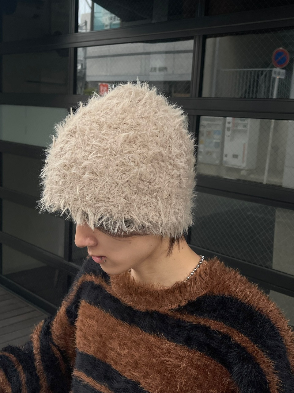 受注制【Chikashitsu +】volume fur beanie (4color) | OUR BRAND
