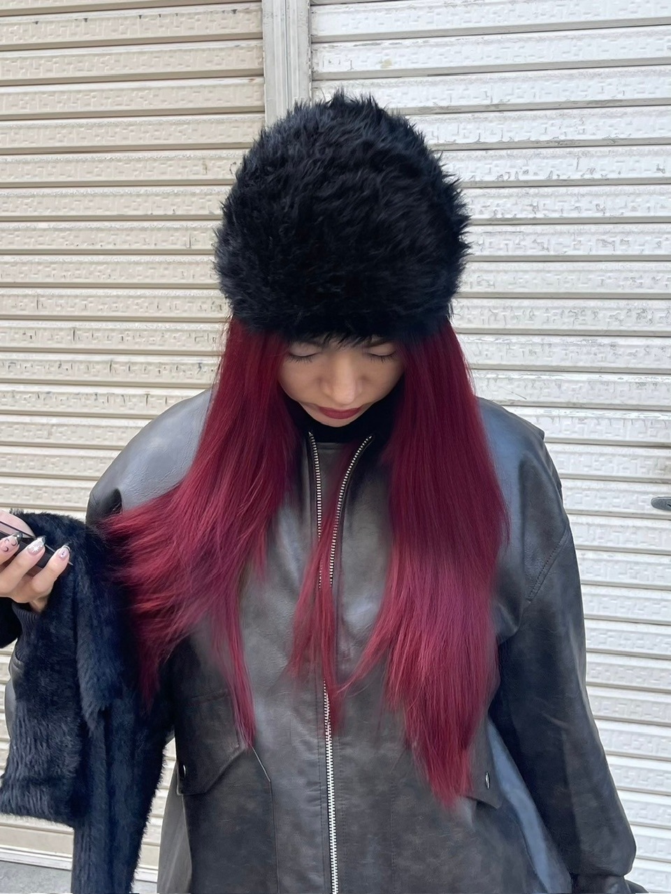 受注制【Chikashitsu +】volume fur beanie (4color) | OUR BRAND