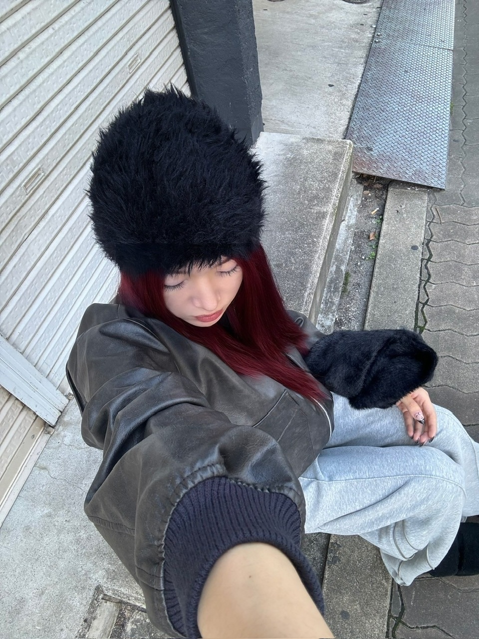 受注制【Chikashitsu +】volume fur beanie (4color) | OUR BRAND