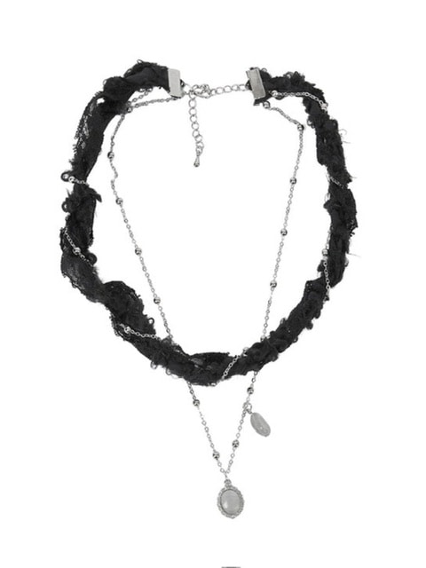 ●FLARE UP● Braided Handmade Necklace (FL-730_White) FLAREUP】Braided Handmade Necklace | OUR BRAND,FLAREUP