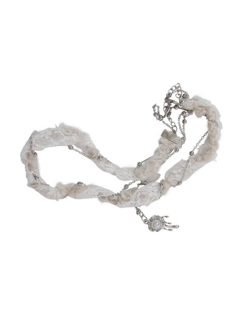 ●FLARE UP● Braided Handmade Necklace (FL-730_Gray) Braided Handmade Necklace (FL-730_Gray) - FLAREUP | 60