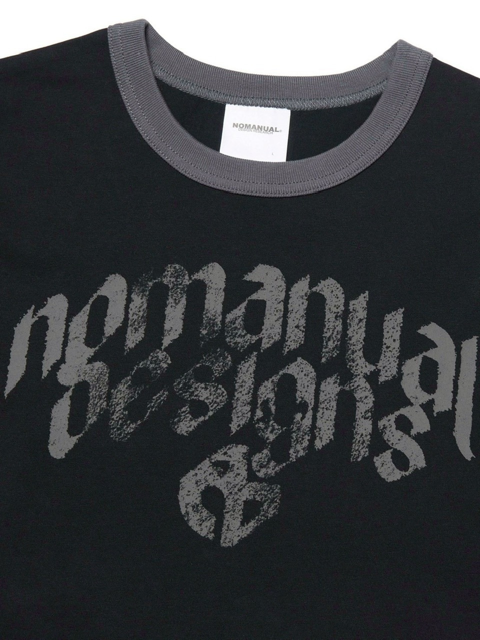 [NOMANUAL] N.D RINGER T-SHIRT /追跡付 NOMANUAL】N.D RINGER T-SHIRT | OUR BRAND,NOMANUAL | PRESSING