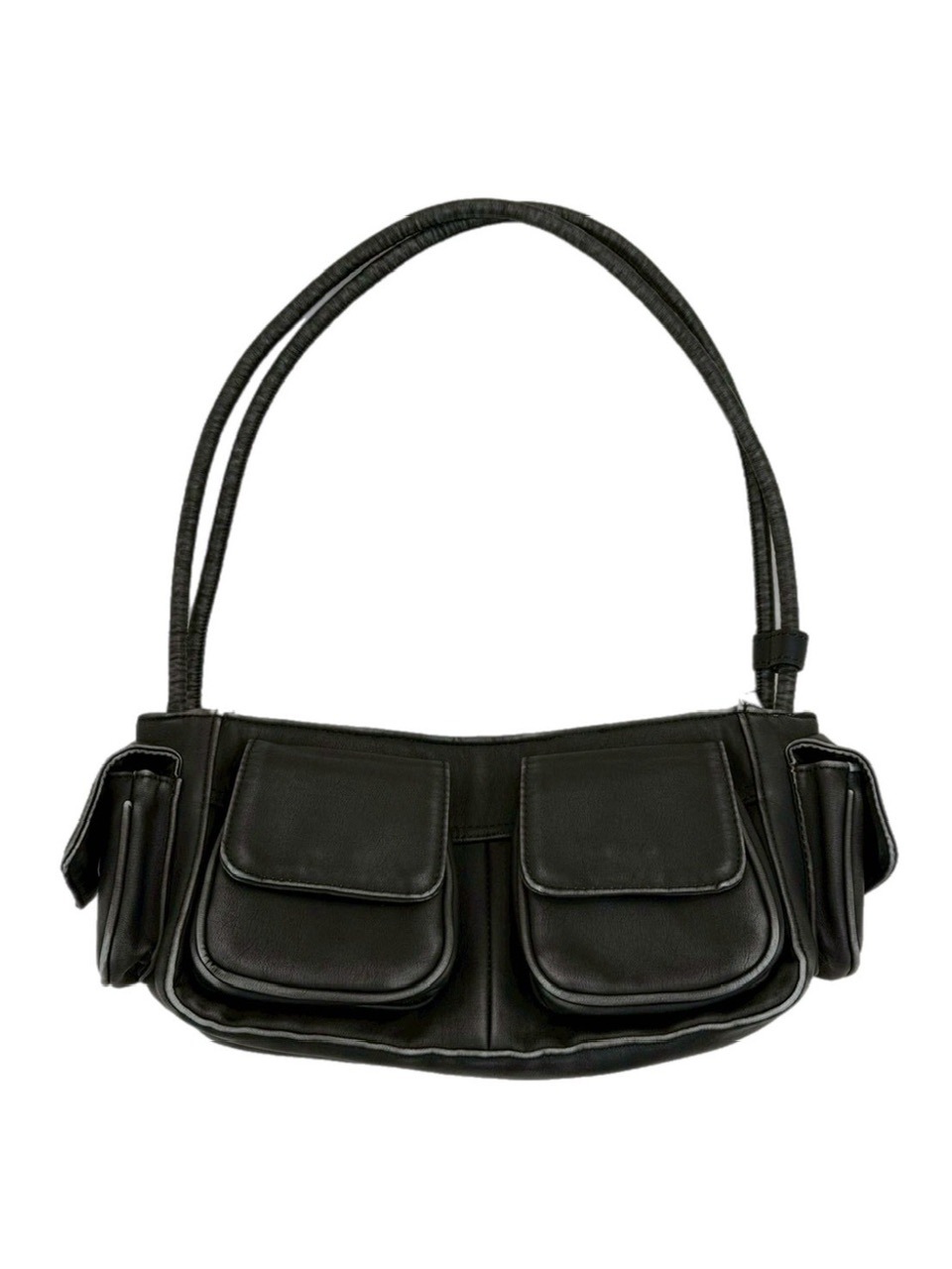 受注制【Chikashitsu +】vintage wash non-leather hand bag / 【チカシツプラス】ヴィンテージウォッシュノンレザーハンドバッグ